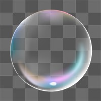 Png clear bubble design element