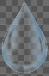 Png water drop design element