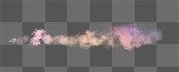 Png colorful cloud design element 