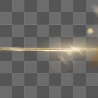 Png gold anamorphic lens flare border transparent