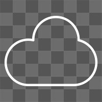 PNG cloudy weather forecast UI icon