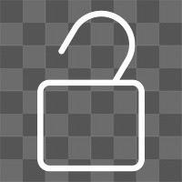 Png padlock user interface icon