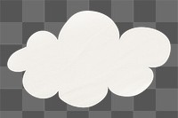 PNG cumulus, paper craft clipart, transparent background