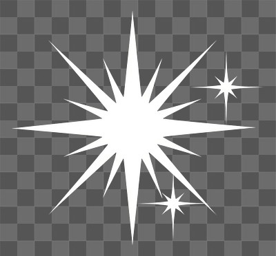 PNG White star icon symbol cross logo.