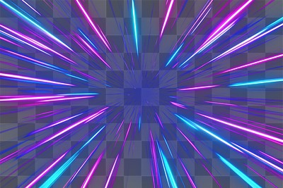 PNG Neon lines moving rapidly background pattern purple.