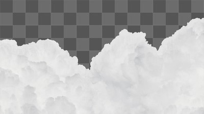 White clouds png border, transparent | Premium PNG - rawpixel