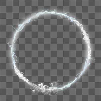 Frame png aesthetic, smoke circle | Premium PNG - rawpixel