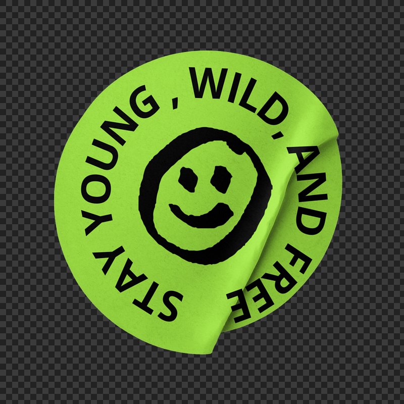 Neon green sticker mockup psd, | Premium PSD Mockup - rawpixel Download premium psd / image of Neon green sticker mockup psd, old... 