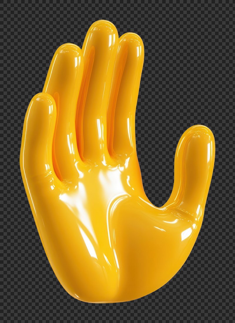 PNG Yellow hand okay illustration clothing artistic.