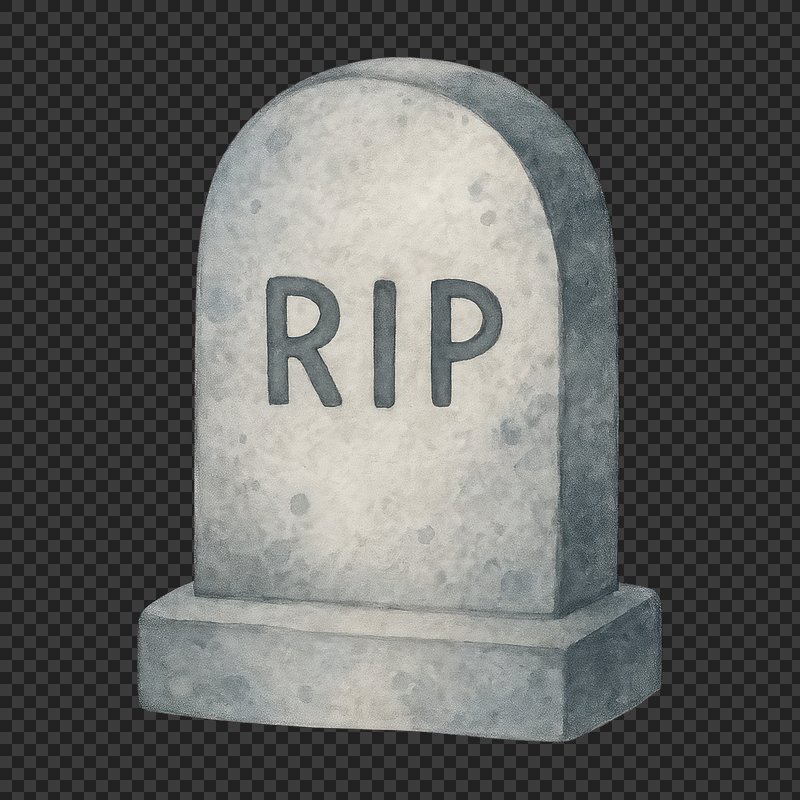 PNG Simple gravestone illustration design.