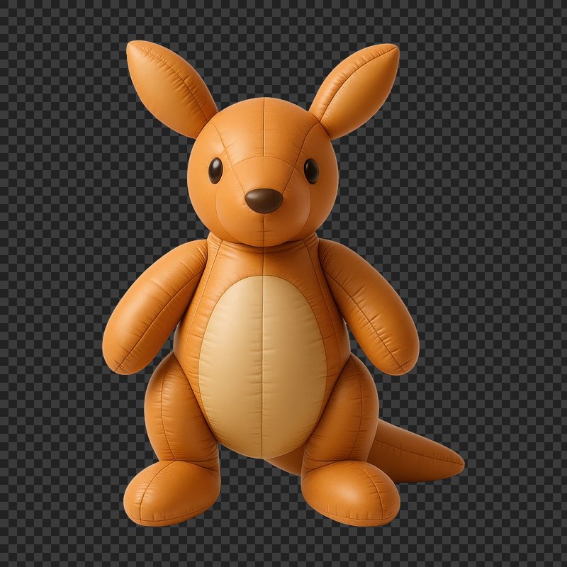 PNG Cute inflatable kangaroo toy