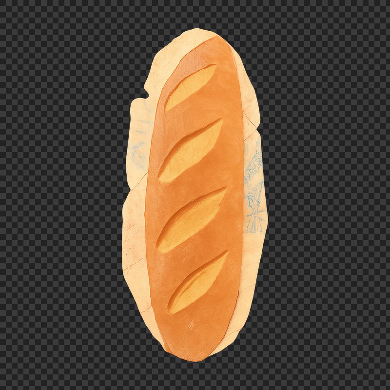 PNG Freshly baked artisan bread loaf
