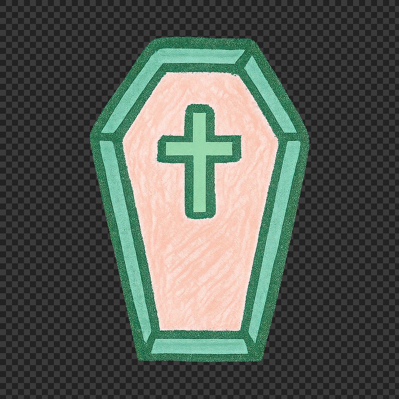 Funeral Background Cross Coffin PNG Images Free Photos PNG Stickers