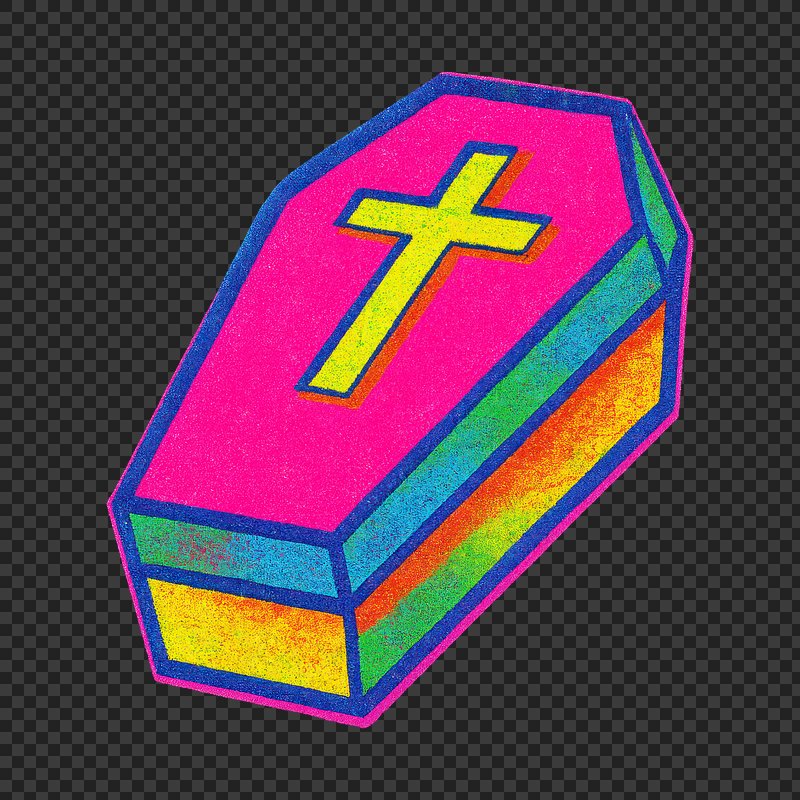 Funeral Background Cross Coffin PNG Images Free Photos PNG Stickers