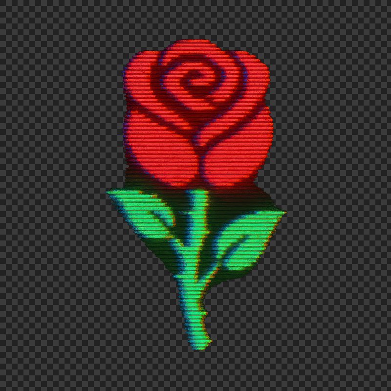 Glitch Flower Rose Images | Free Photos, PNG Stickers, Wallpapers ...