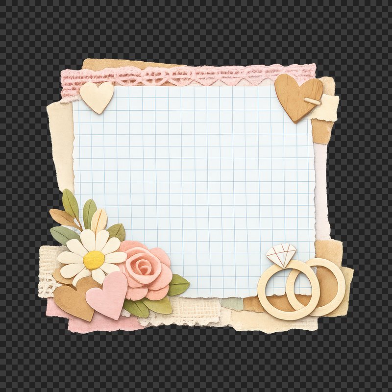 Wedding Elements Vintage Sticker Background Paper Images | Download ...