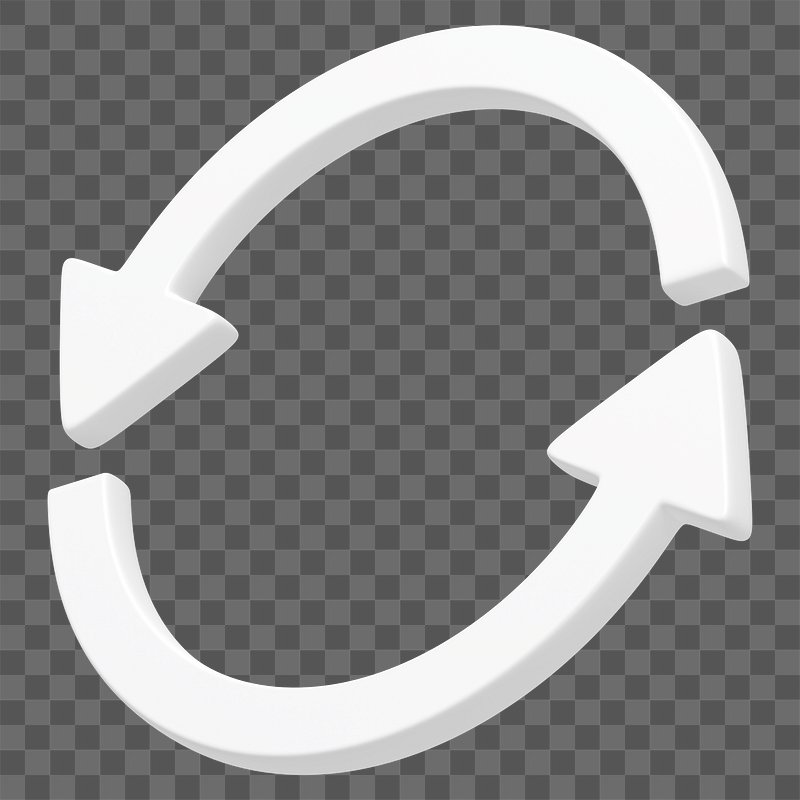 refresh icon white png