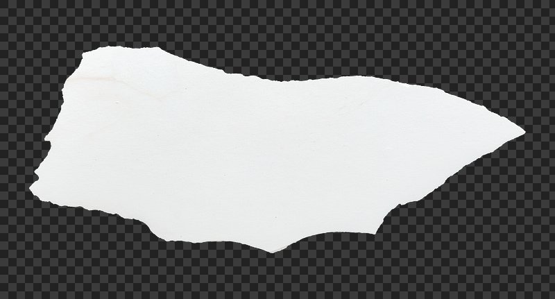 Ripped paper png transparent background