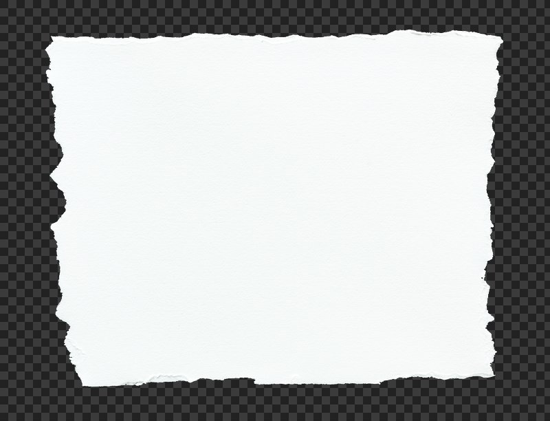 Ripped paper png transparent background