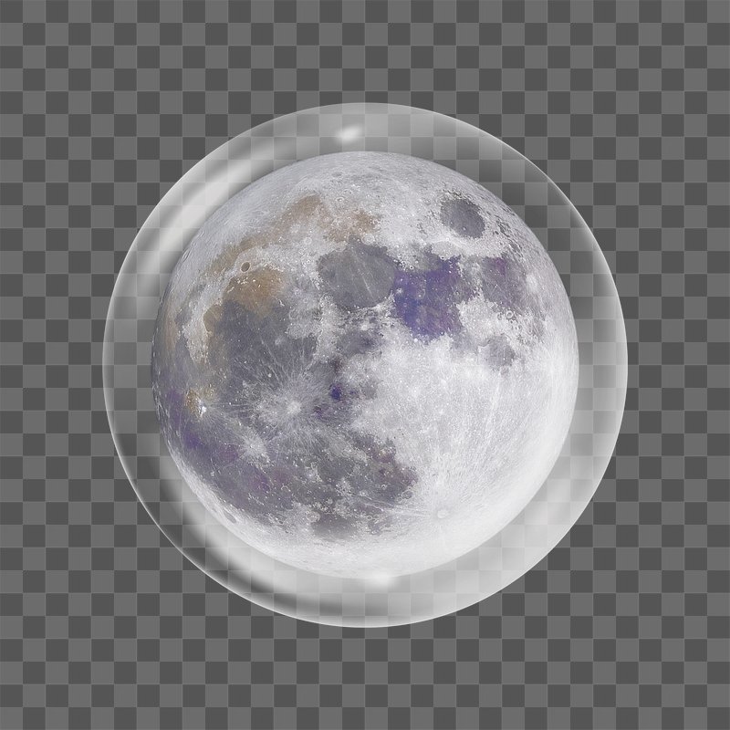 gibbous moon clipart white and grey