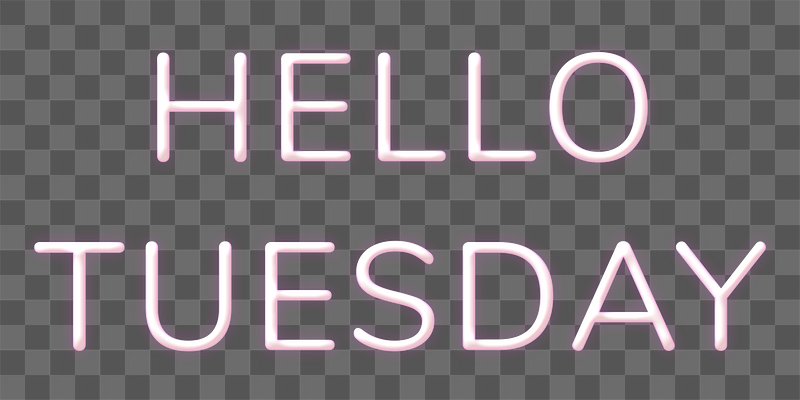 Tuesday PNG Image, Tuesday Tuesday English Word, Word Clipart, Tuesday,  English Words PNG Image For Free Download
