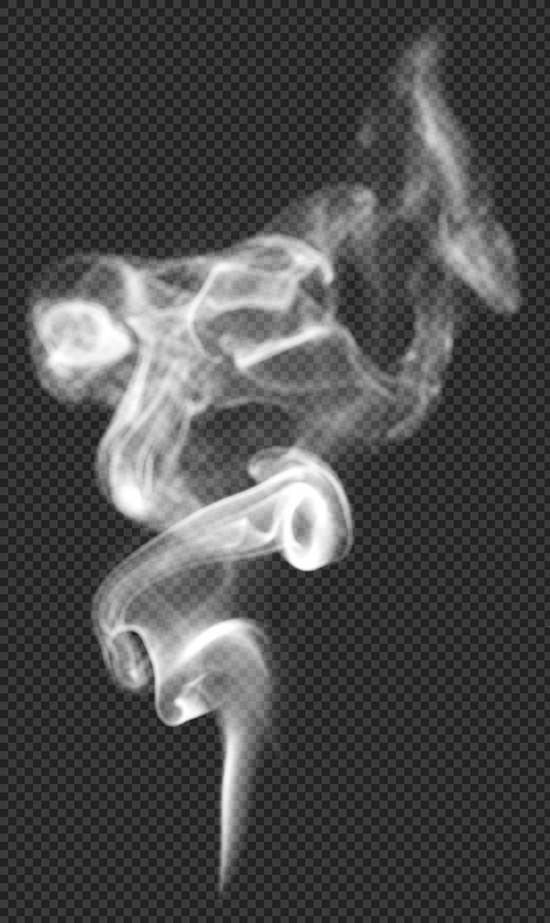 Free Photo  Realistic steam smoke on black background