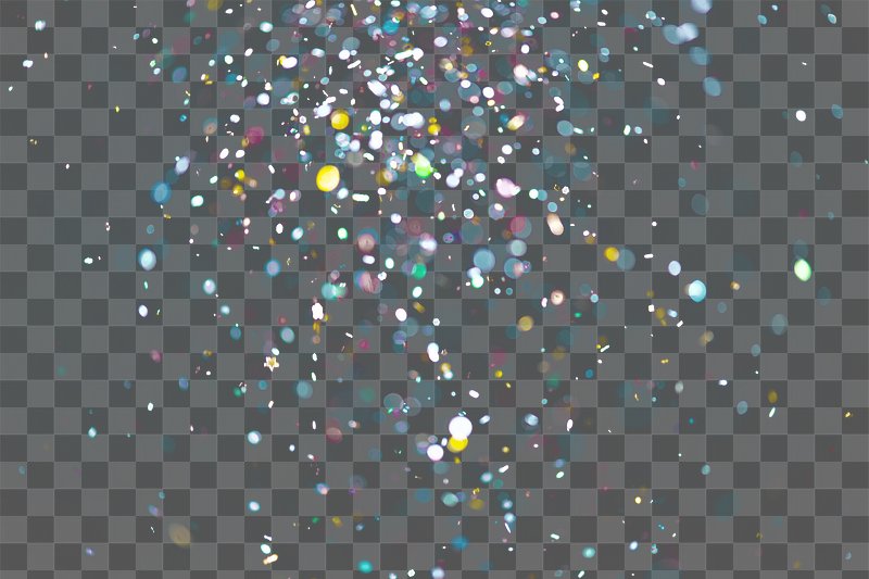 glitter transparent background