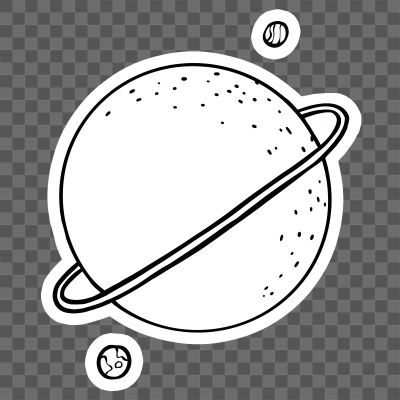 Planet with a ring system | Free PNG Sticker - rawpixel