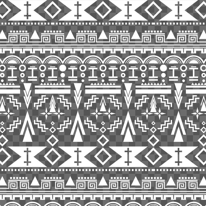 Tribal pattern png, transparent background