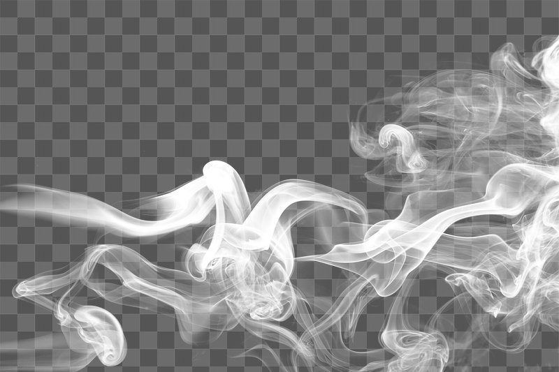 smoke white background