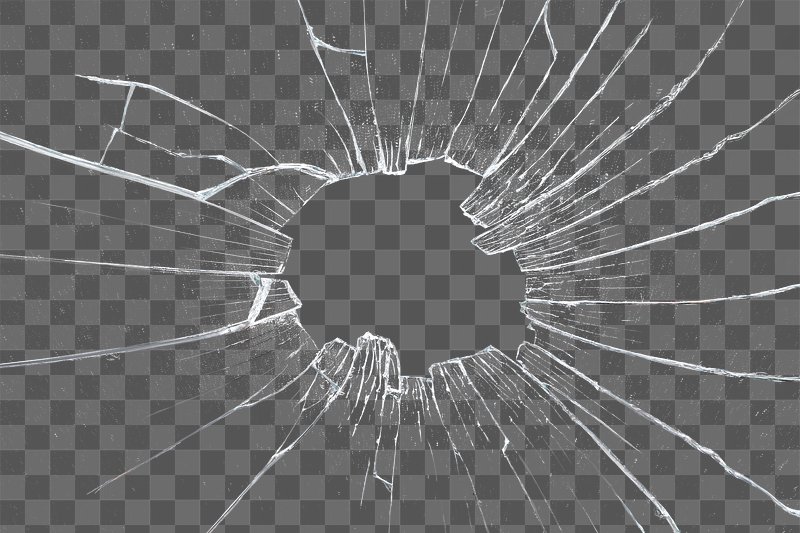 Broken Glass PNG Textures | Background Effects - Texture Overlay & Backgrounds - rawpixel
