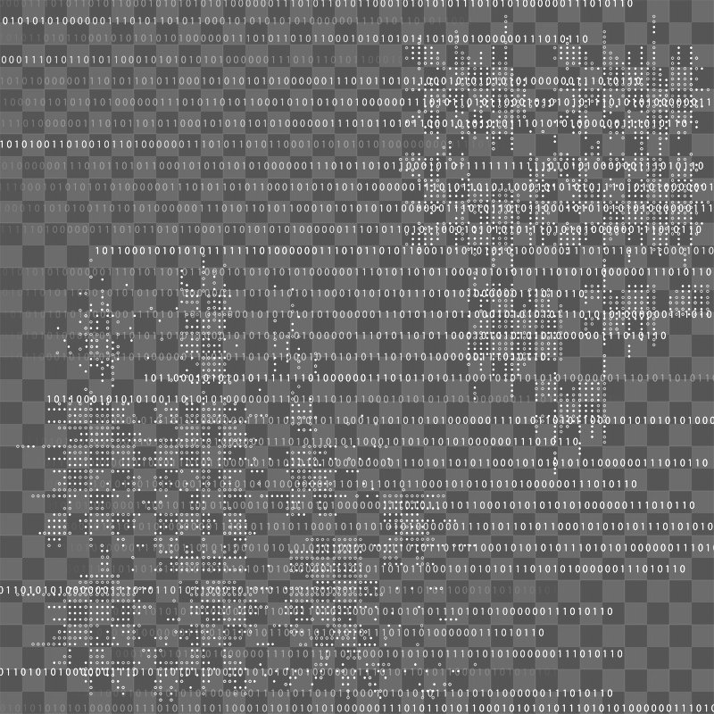 binary wallpaper black and white