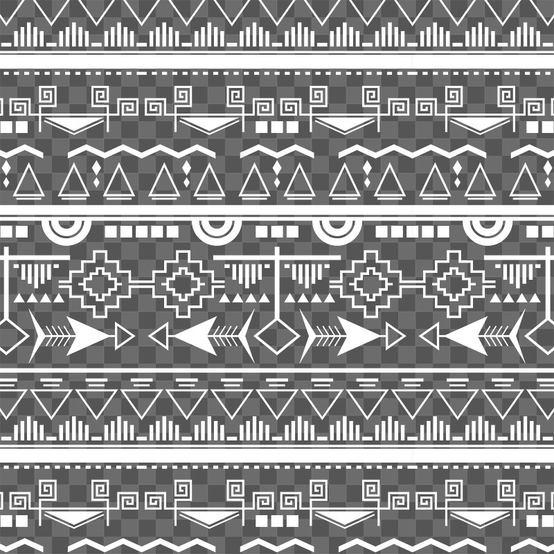 Tribal pattern png, transparent background