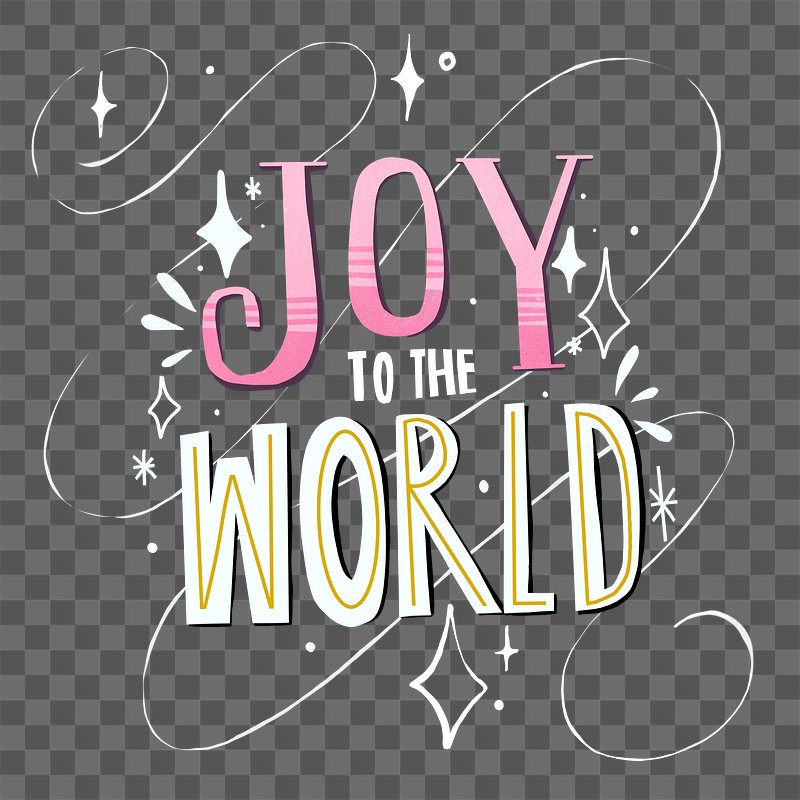 joy to the world clipart