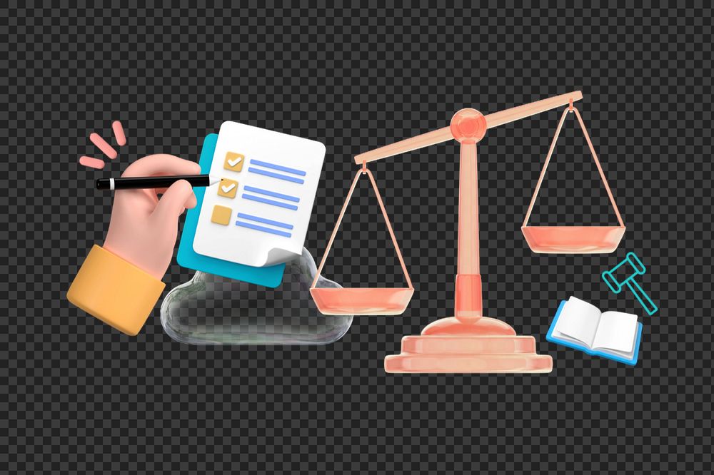 Justice png element, editable collage remix design