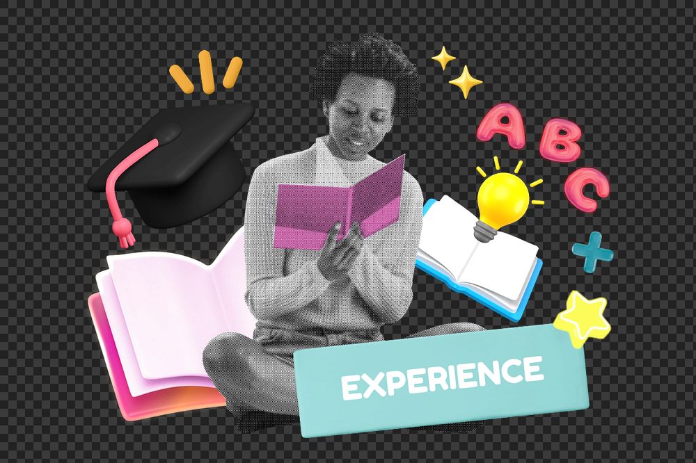 Experience, editable word, 3D remix