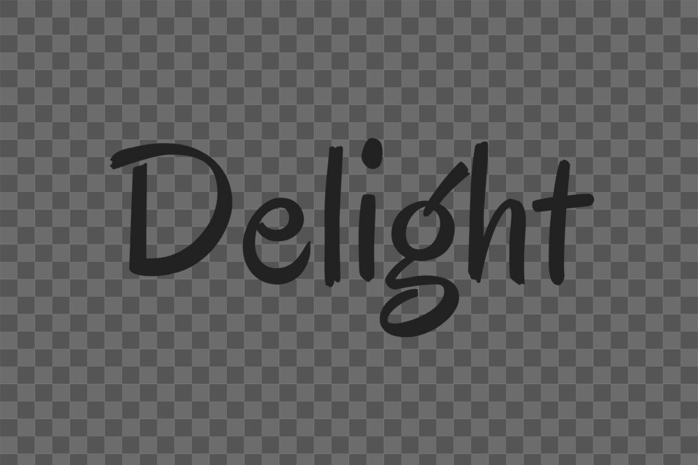 Delight text