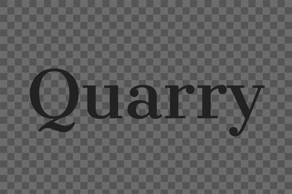 Quarry text