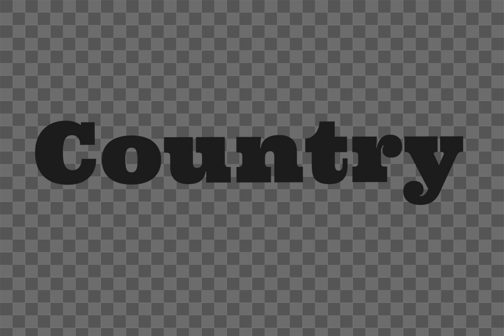 Country text