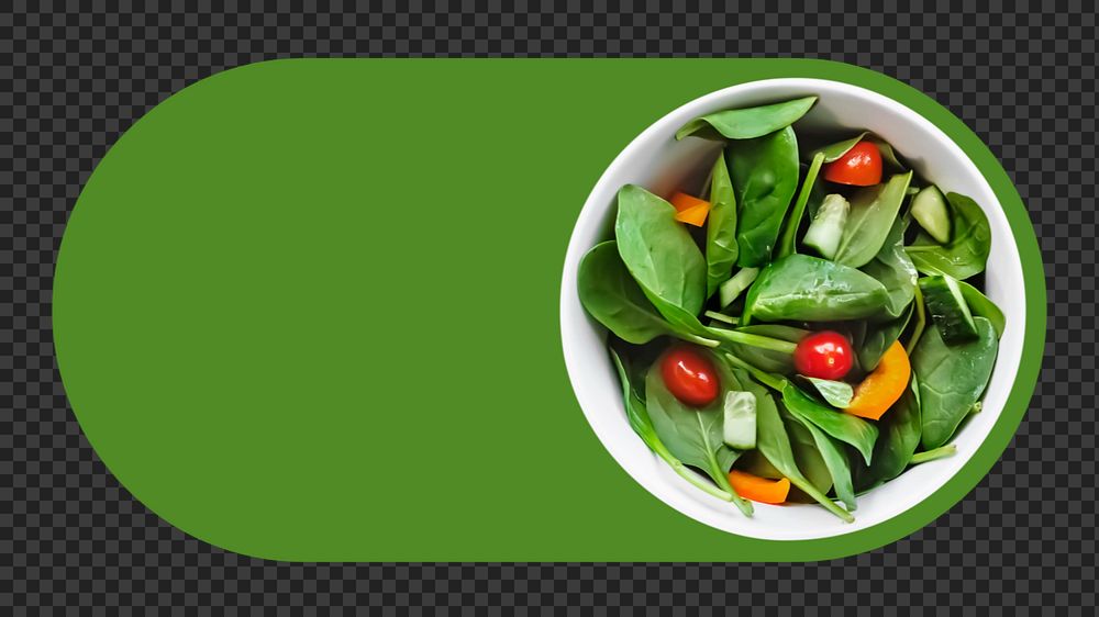 On salad icon png, editable design
