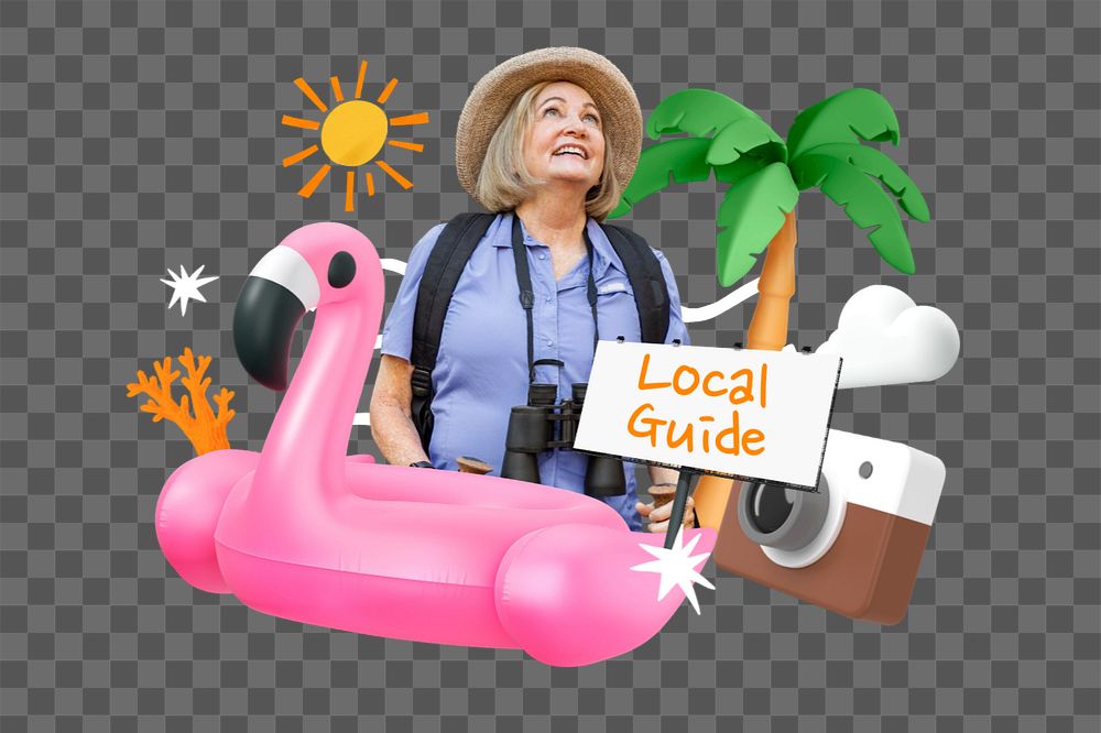 Local guide, editable word 3D remix