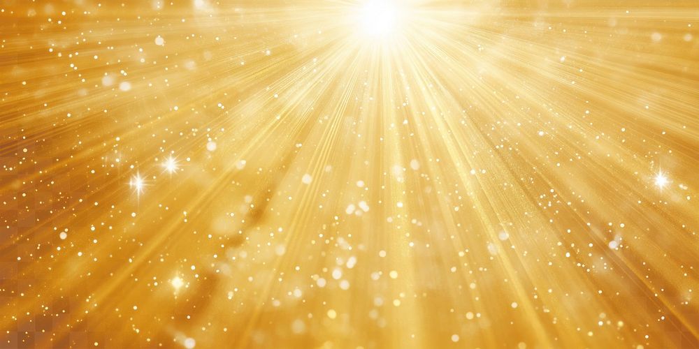 PNG Golden sun burst background light shimmering sparkling.