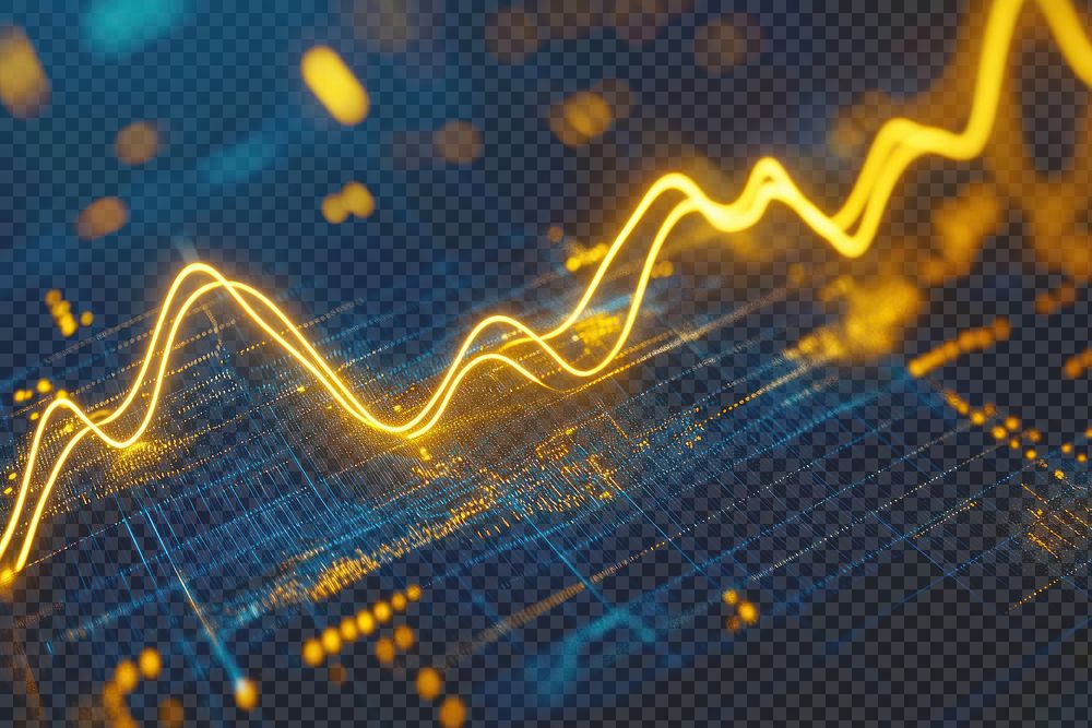 PNG Futuristic digital data visualization | Free PNG - rawpixel