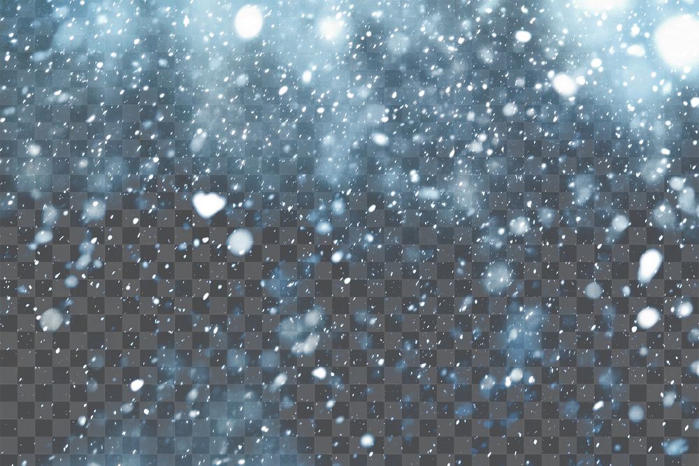 PNG Snow background texture falling.