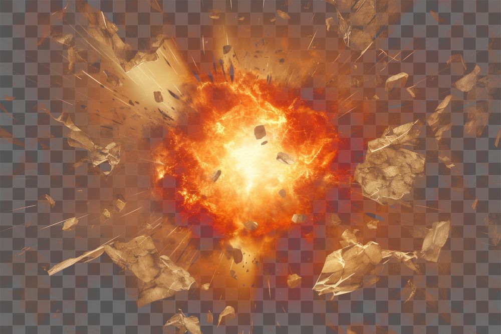 PNG Sci-fi explosion effect backdrop