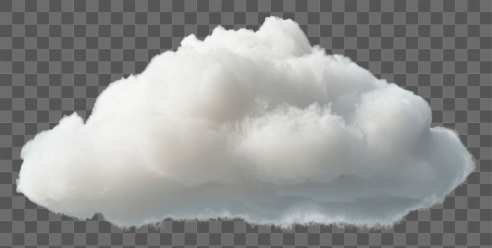 PNG A cloud background floating isolated.