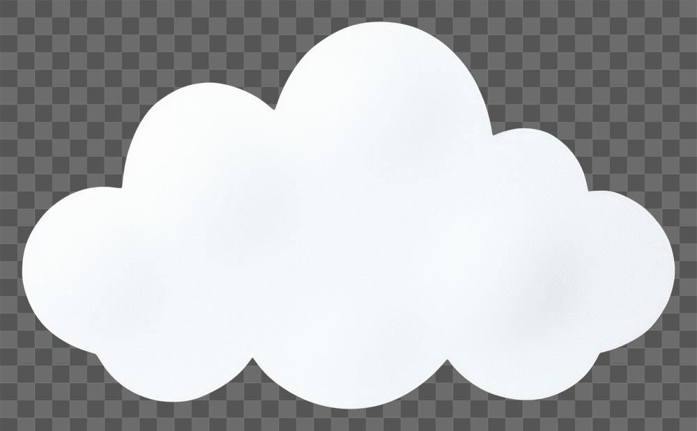 PNG Cloud white minimal cloudscape chandelier moustache.