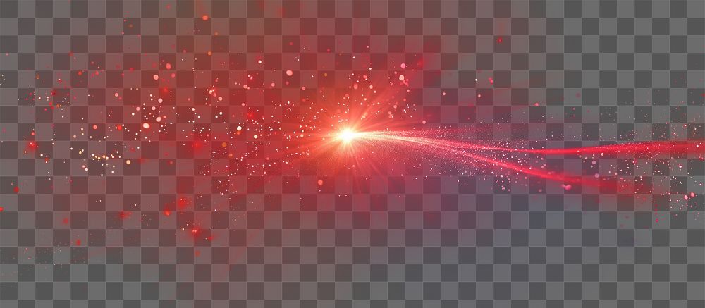 PNG A bright crimson starburst light background particles.