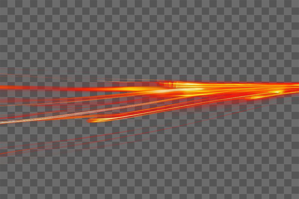 PNG Speed tail light background streaks effect.