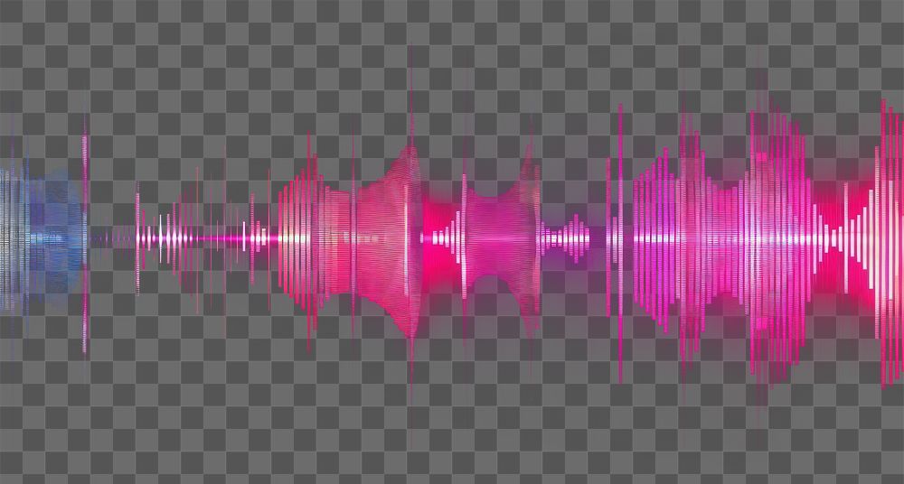 PNG A digital sound wave background graphics vibrant.